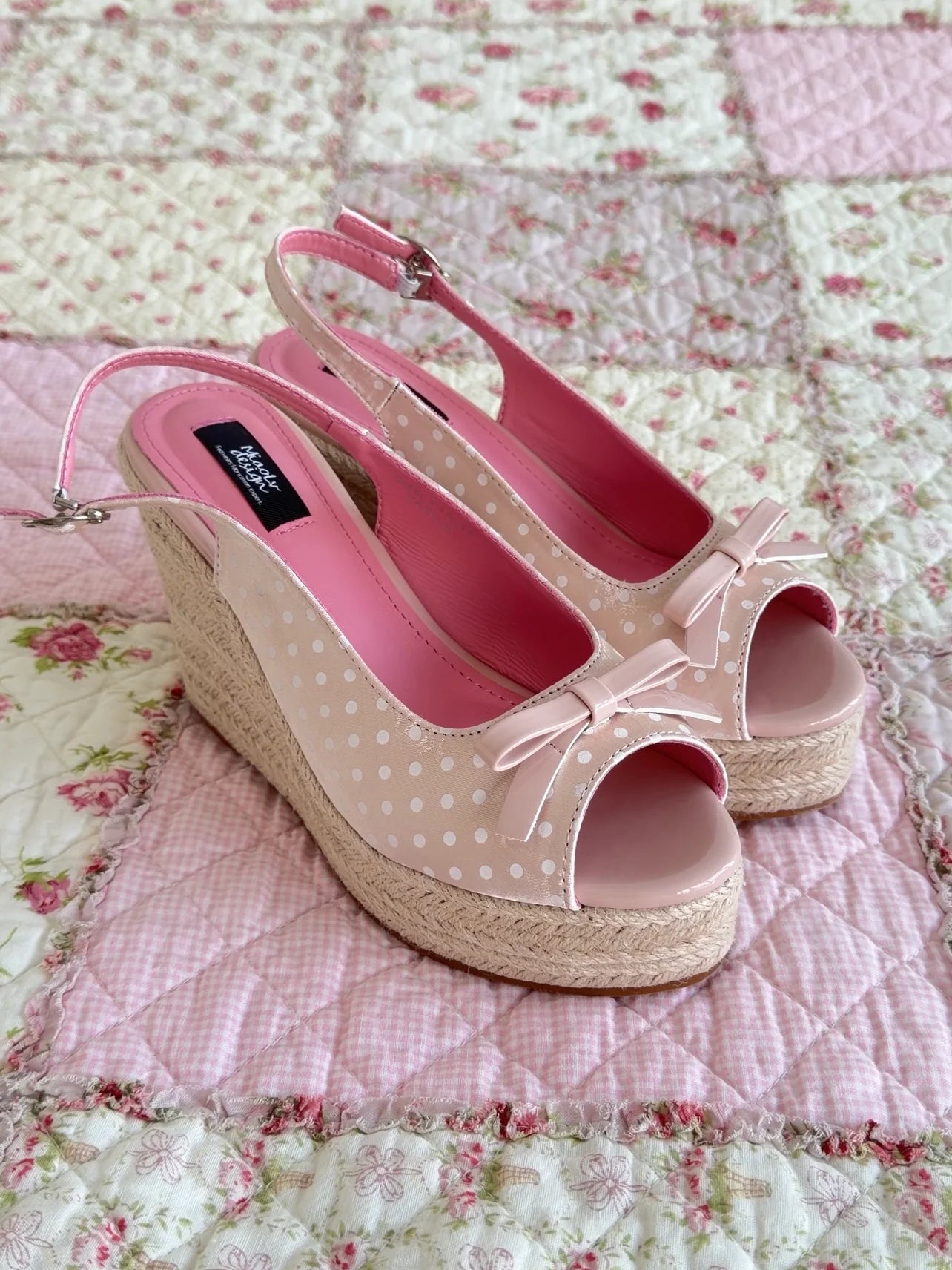 Polka Dot Wedge Heels (VIP)