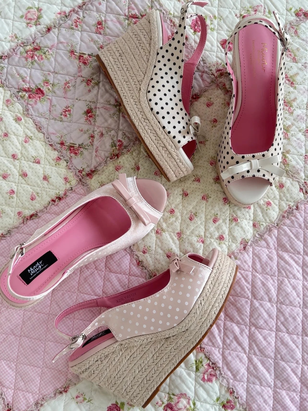 Polka Dot Wedge Heels (VIP)